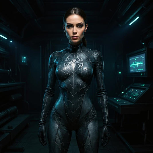 Disfraz de Spider Woman Estilo Symbiote - Talla M