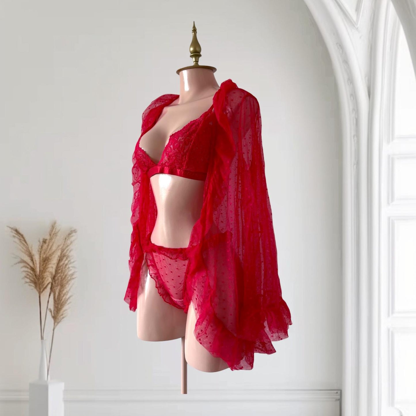 Conjunto de Pijama Rojo - Talla G