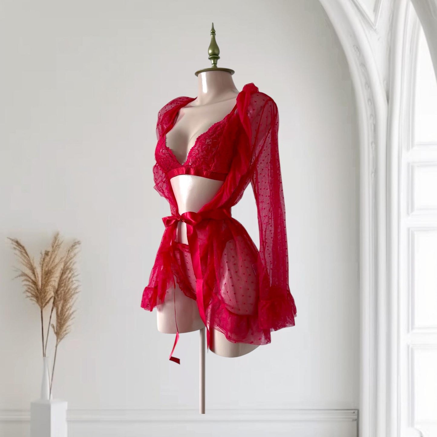 Conjunto de Pijama Rojo - Talla G