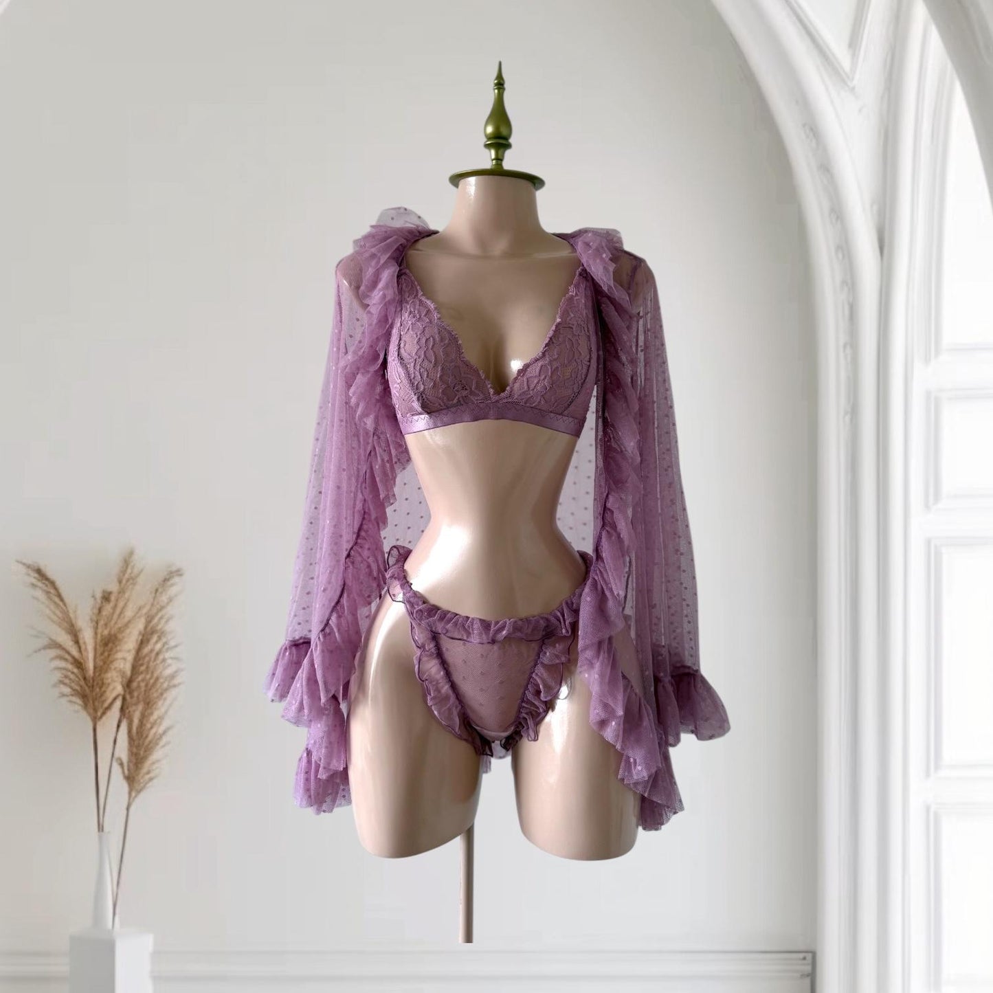 Conjunto de Pijama Lila - Talla M