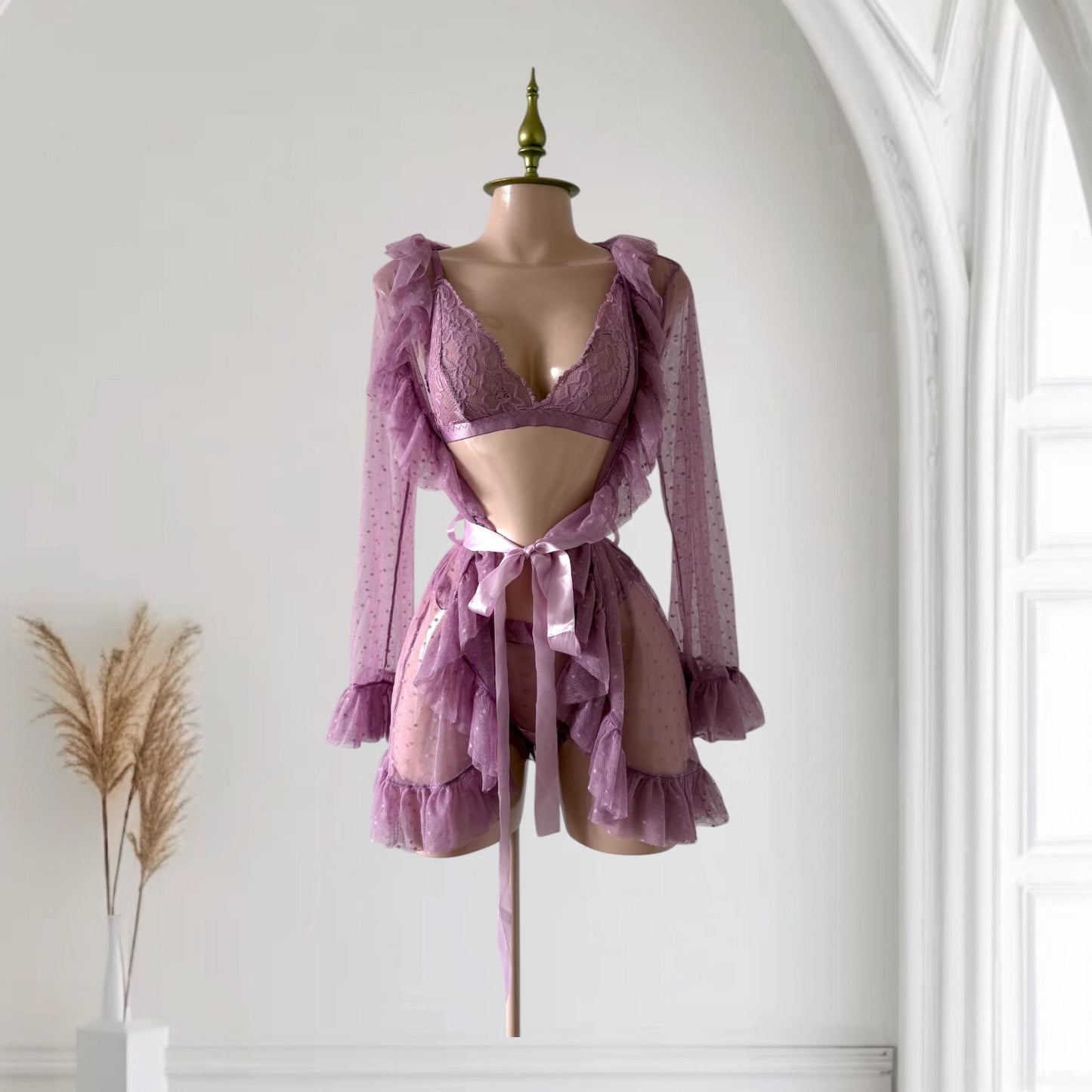 Conjunto de Pijama Lila - Talla M