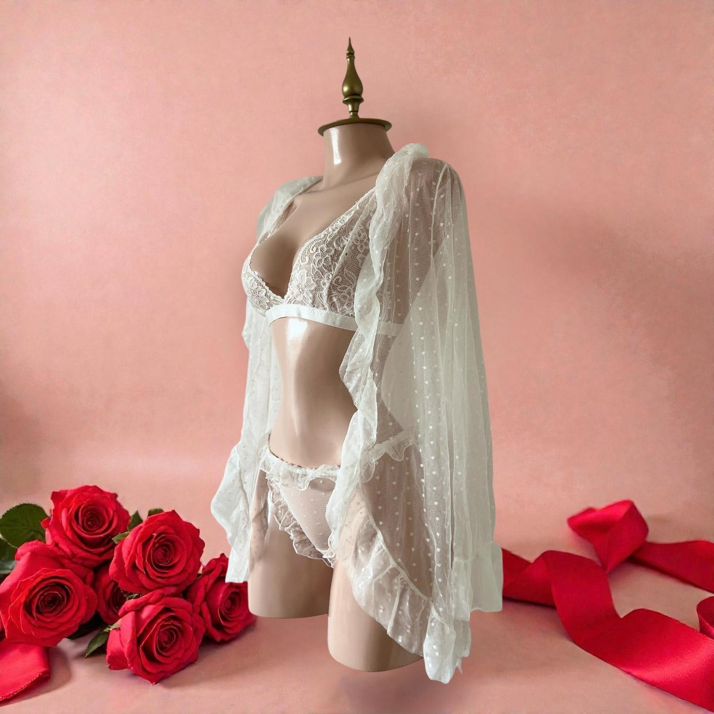 Conjunto de Pijama Blanco - Talla G