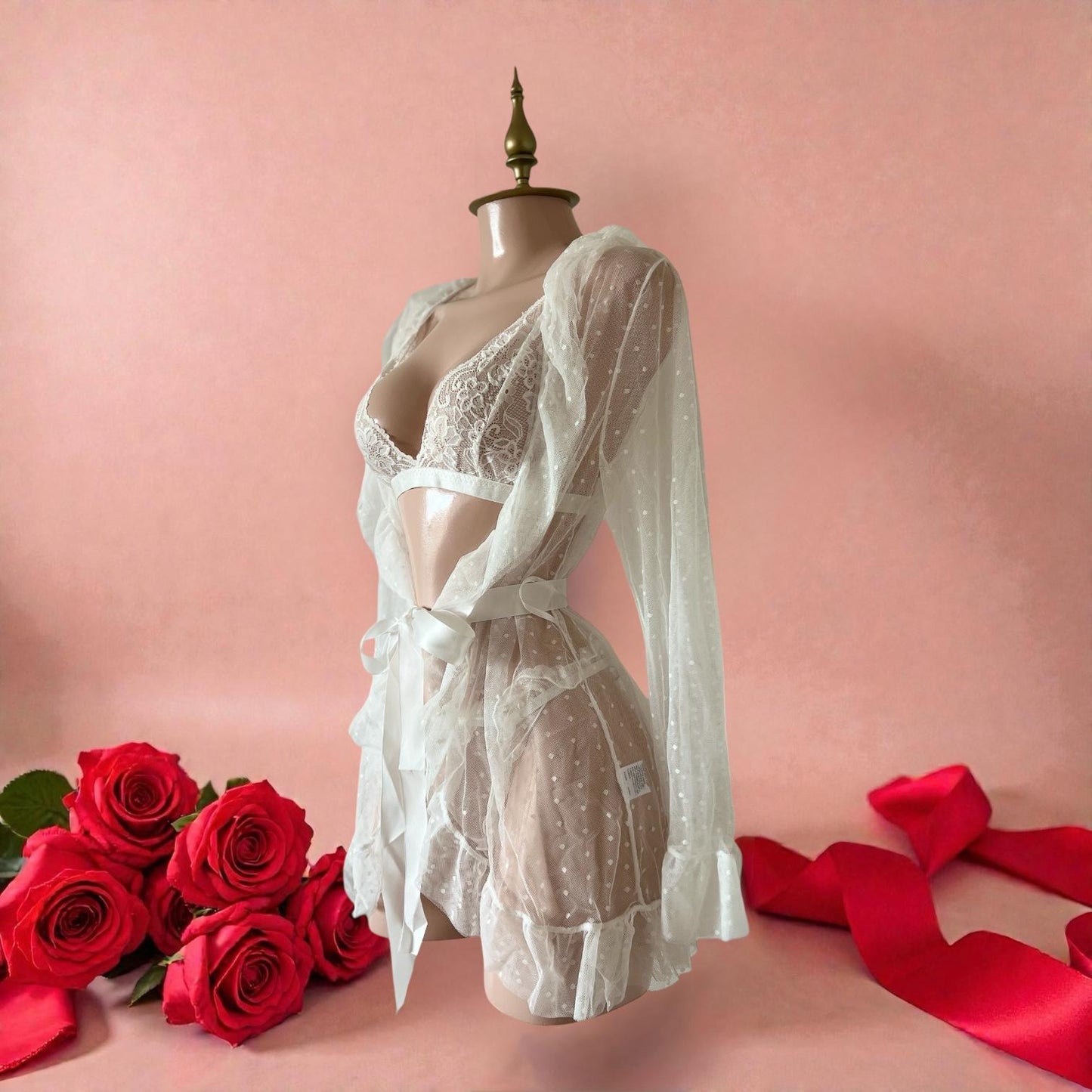 Conjunto de Pijama Blanco - Talla G