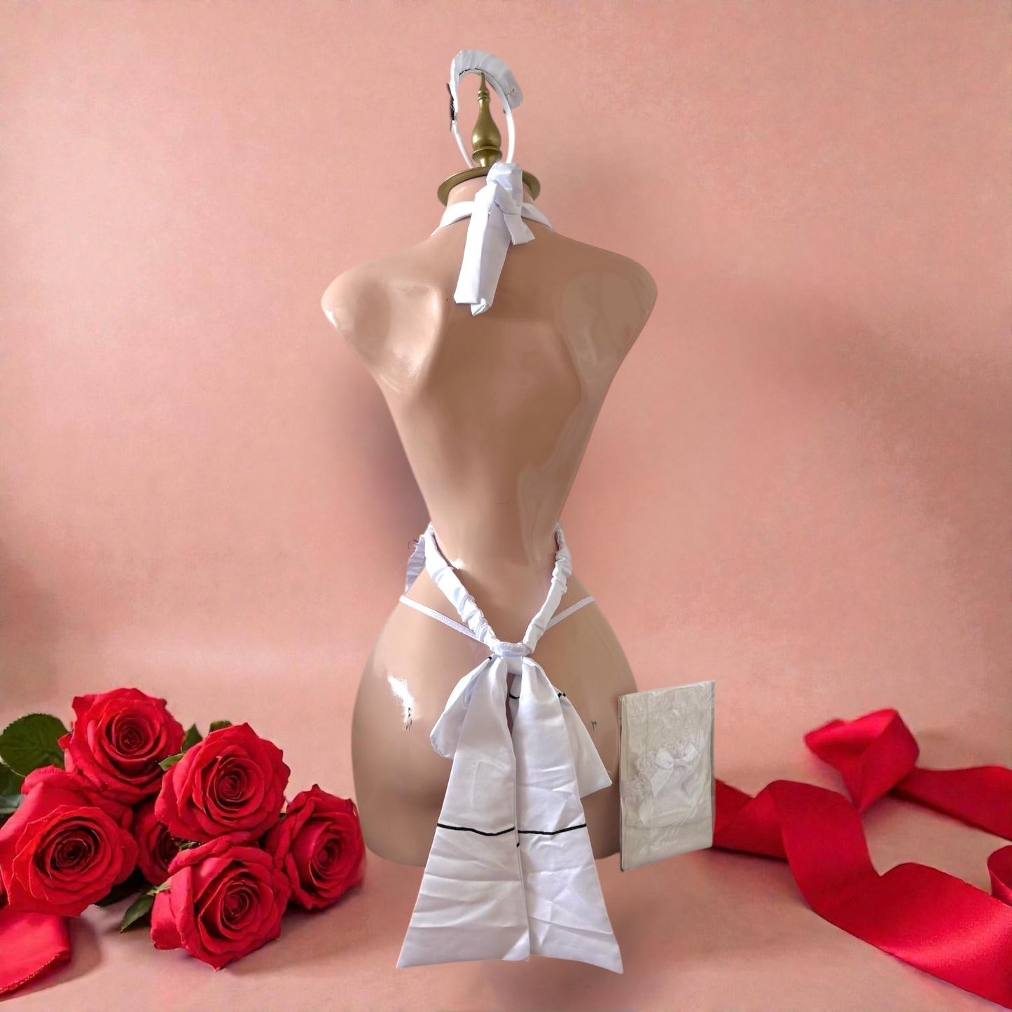 Disfraz de Lencería Chef Blanco - Talla M